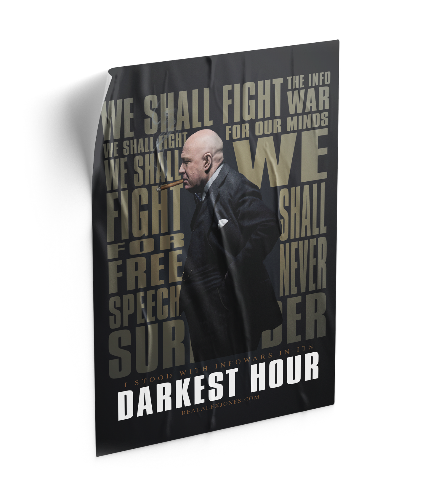 Alex Jones Darkest Hour "Limited Edition" Fundraiser Poster