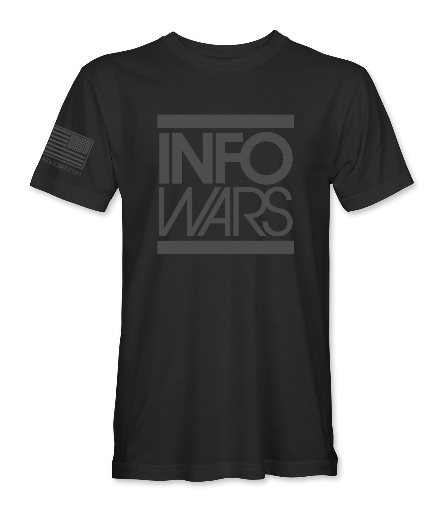 Blacked Out Infowars Premium Fundraiser T-Shirt