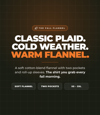 Classic plaid. Cold weather. Warm flannel.