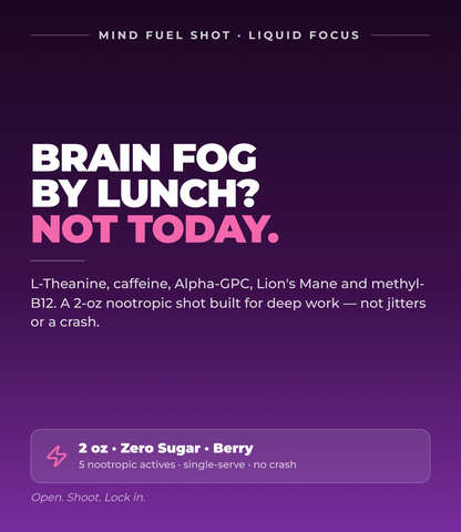 Optimal Human Mind Fuel - Nootropic Energy Shot (2oz Shot)