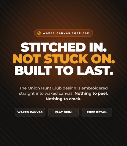 Onion Hunt Club Embroidered Hat