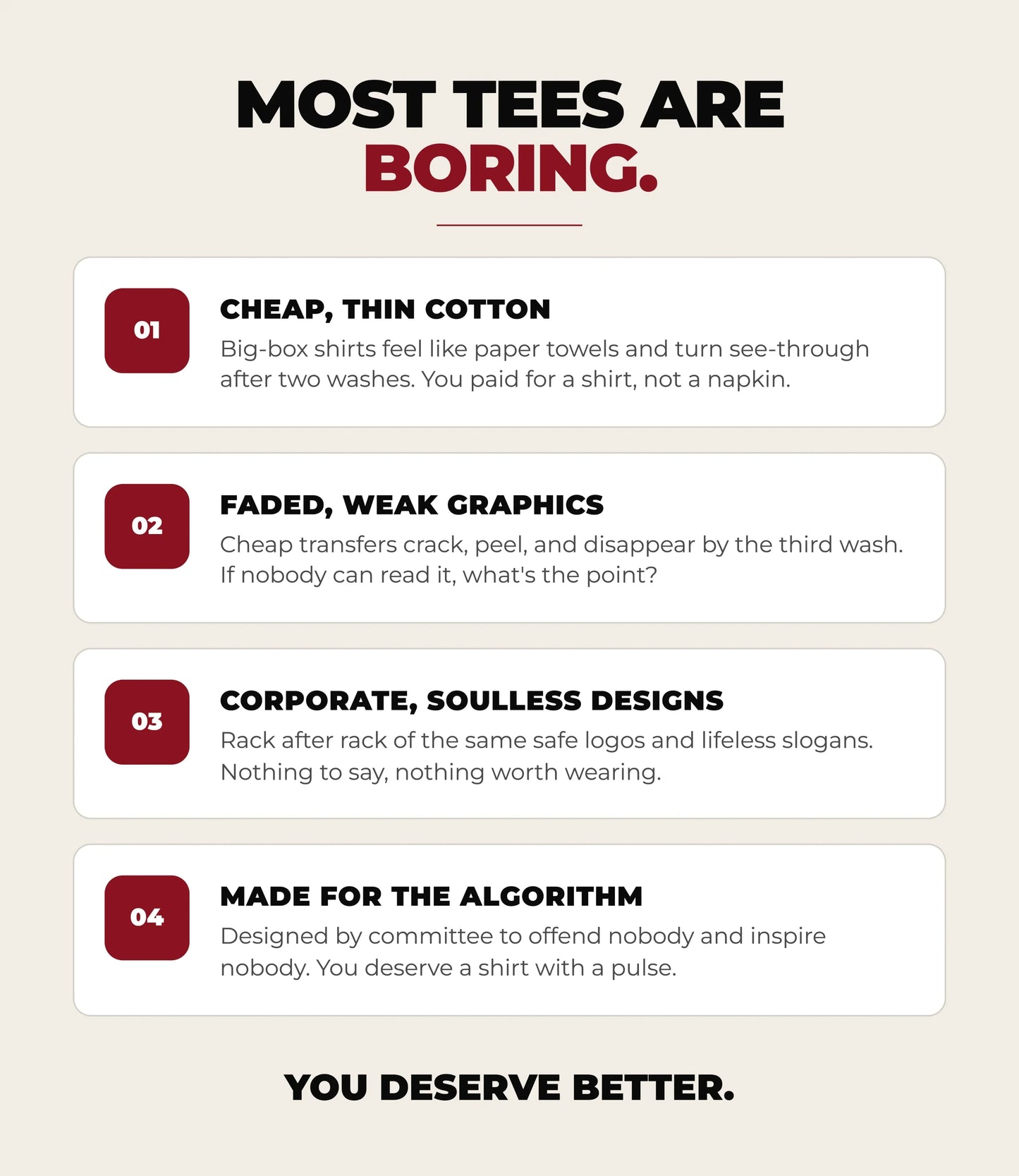 Most tees are boring — why this shirt is different