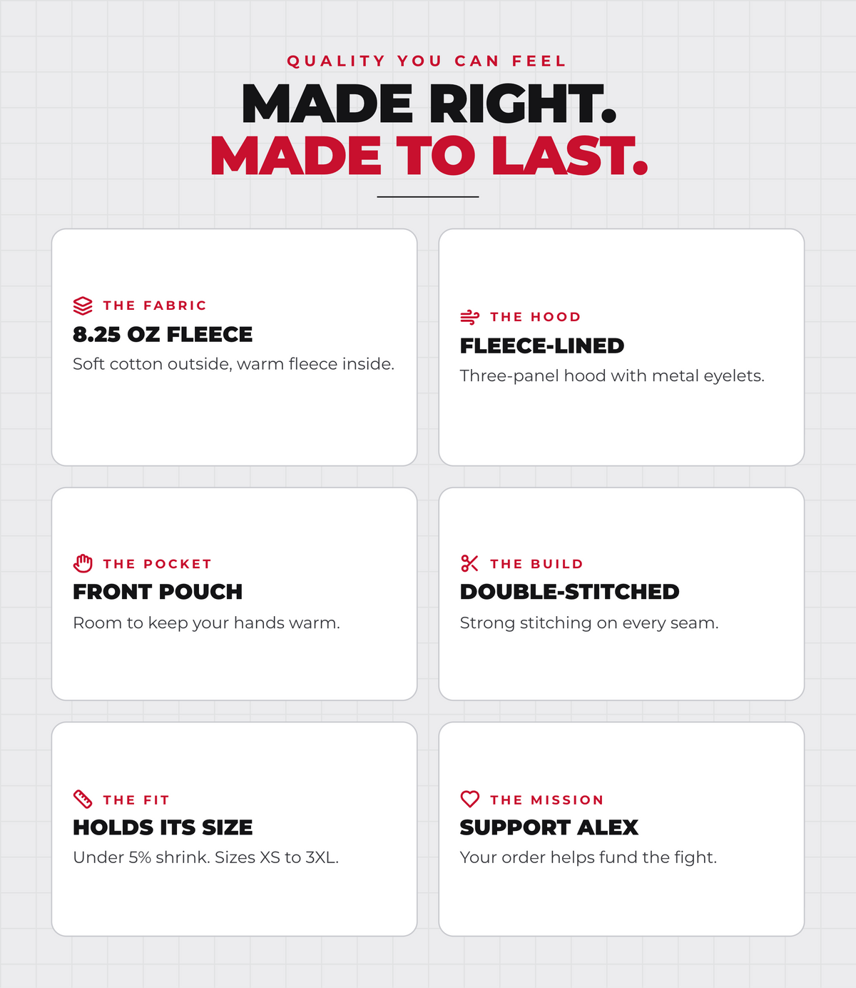 Made right. Made to last.
