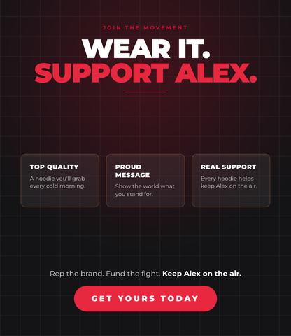 Wear it. Support Alex.
