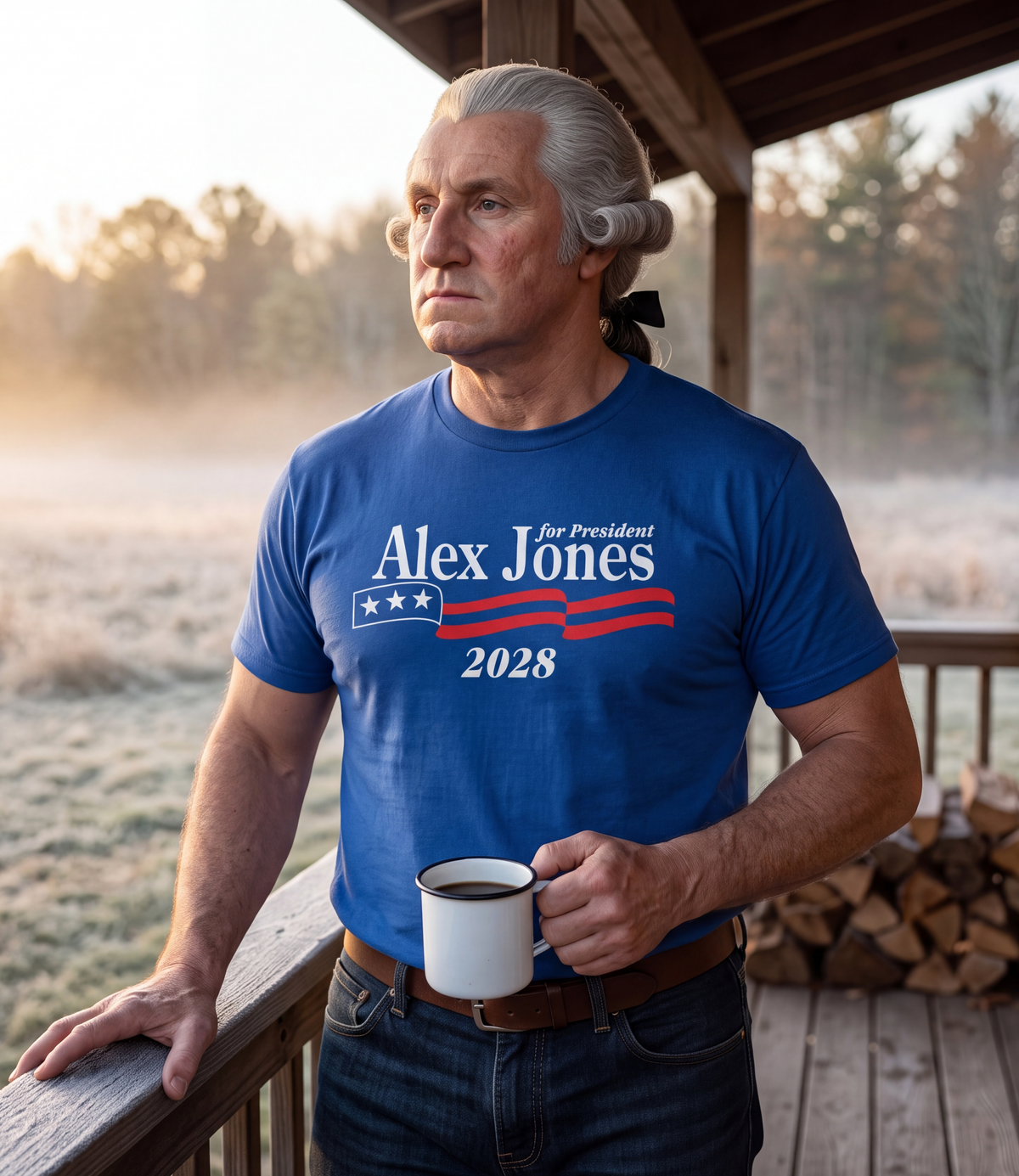 Alex Jones For President 2028 T-Shirt