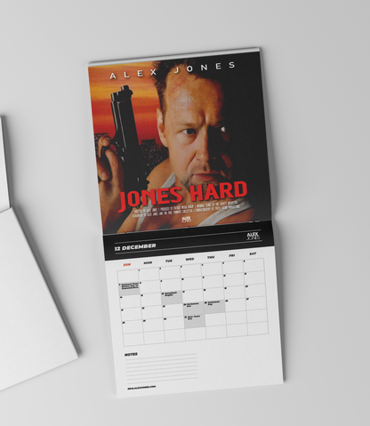 Alex Jones 2025 Action Movie Calendar