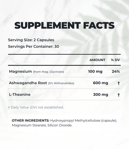Ultimate Chill - Deep Recovery & Stress Shield (60 Capsules)(30 Servings).