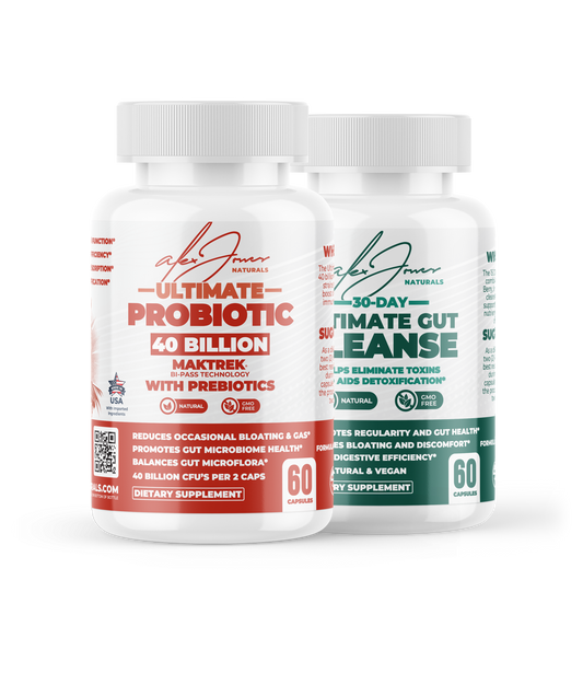 Ultimate 40-Probiotic & 30-Day Gut Cleanse Combo Pack