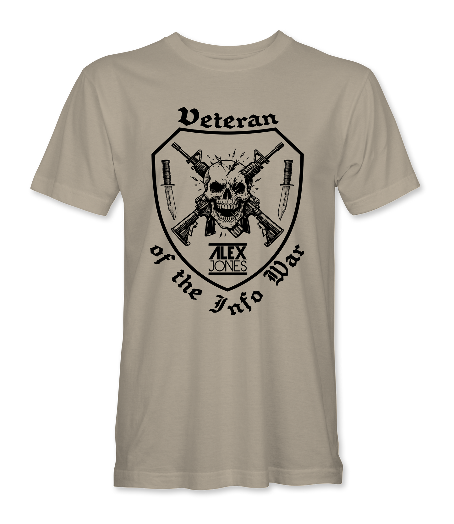 Veteran Of The Infowar Skull T-Shirt