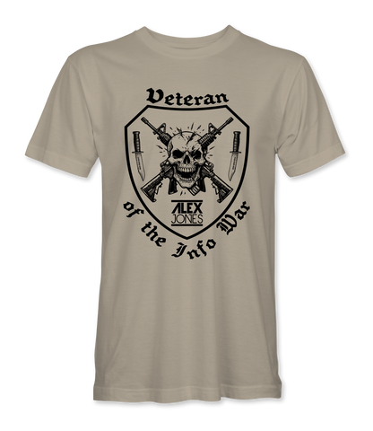 Veteran Of The Infowar Skull T-Shirt
