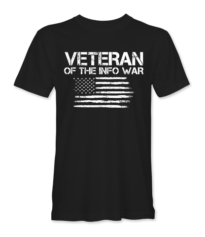Veteran Of The Infowar Flag T-Shirt