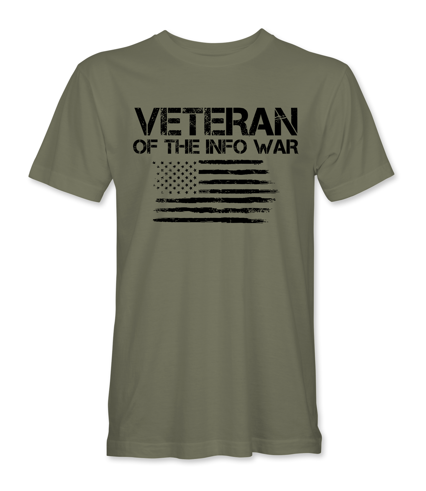 Veteran Of The Infowar Flag T-Shirt