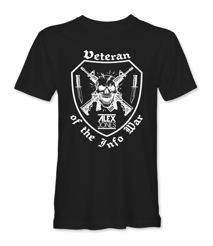 Veteran Of The Infowar Skull T-Shirt