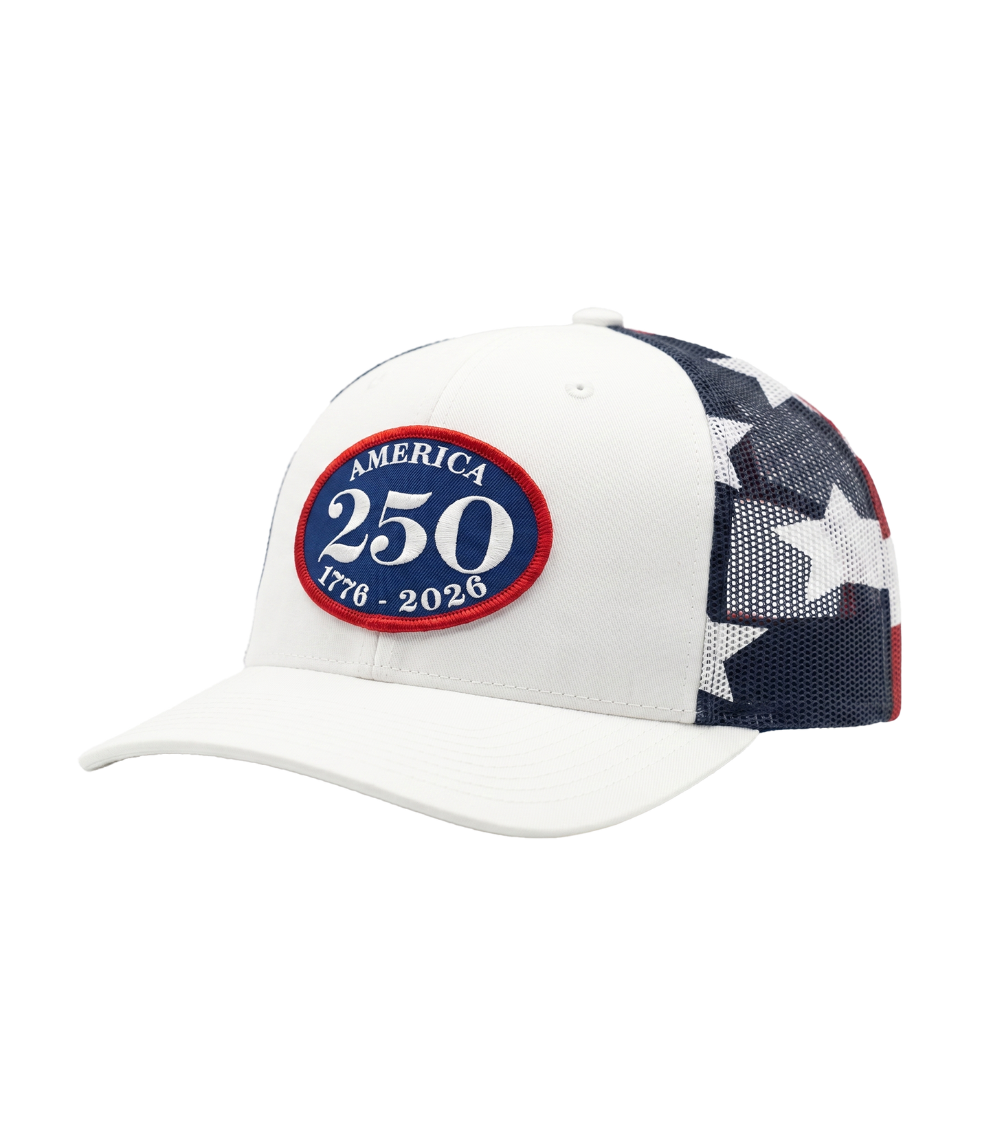 America 250 1776-2026 Patch Trucker Hat