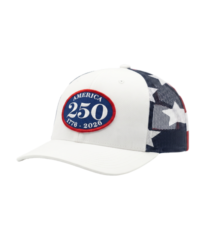 America 250 1776-2026 Patch Trucker Hat