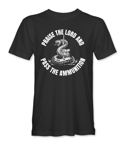 Praise The Lord And Pass The Ammunition Snake T-Shirt