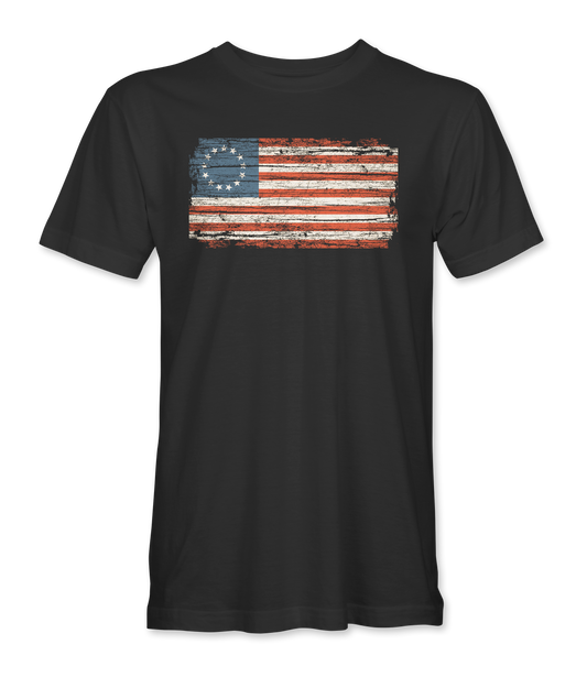 Distressed Betsy Ross Flag T-Shirt