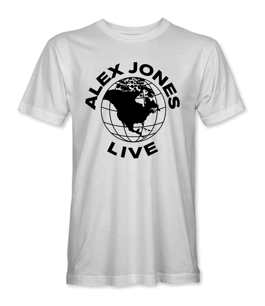 Alex Jones Live Globe T-Shirt