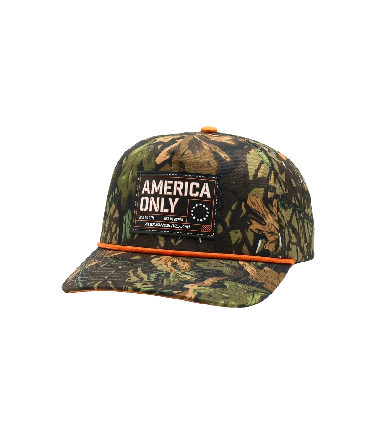 America Only Camo Patch Hat