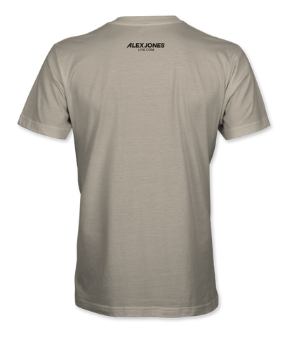 The Alex Jones Store - sand Duckboy Jones T-Shirt - back