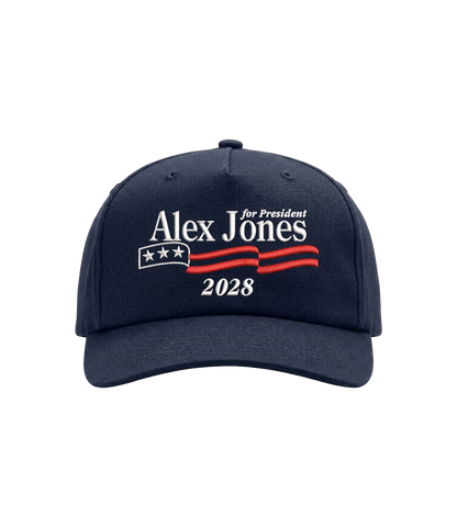 The Alex Jones Store - Alex Jones For President 2028 Embroidered Hat - front