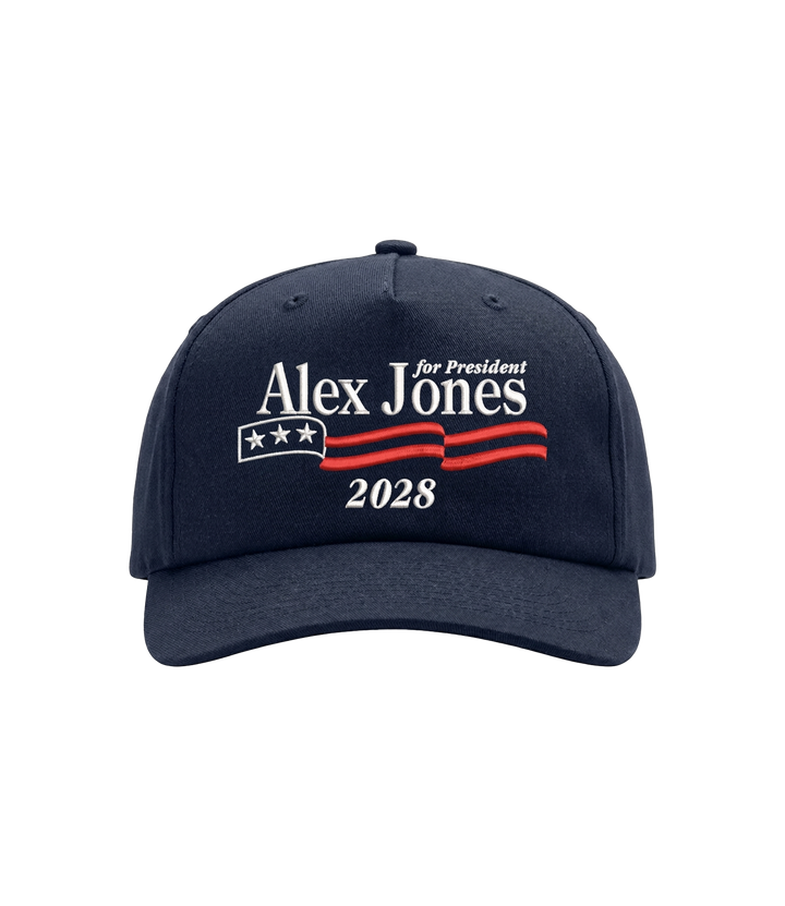 Alex Jones For President 2028 Embroidered Hat