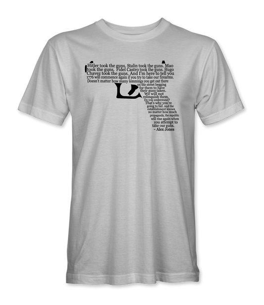 Alex Jones Gun Rant T-Shirt