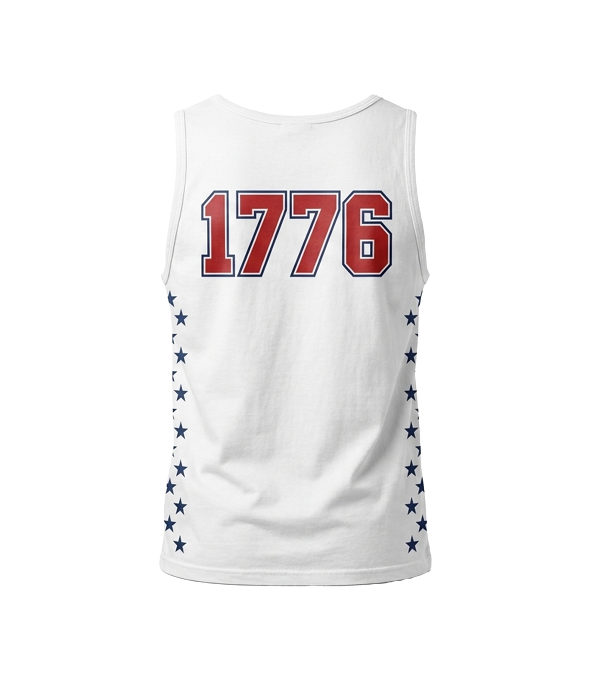 The Alex Jones Store - white 1776 Stars Tank Top - back