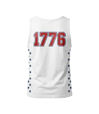 The Alex Jones Store - white 1776 Stars Tank Top - back