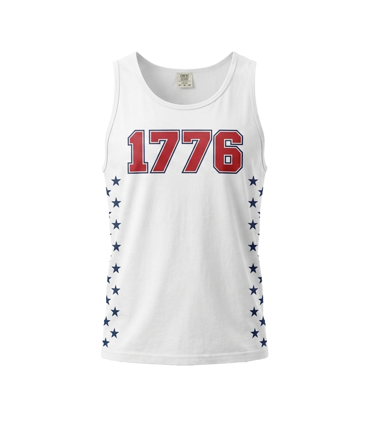 The Alex Jones Store - white 1776 Stars Tank Top - front