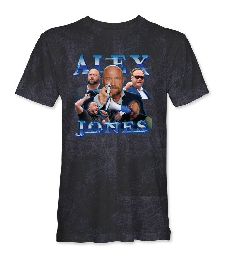 Alex Jones Retro Collage Limited Edition Vintage T-Shirt