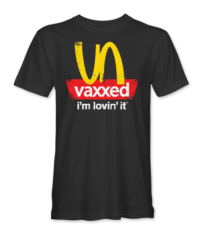 The Alex Jones Store - black Unvaxxed T-Shirt - front