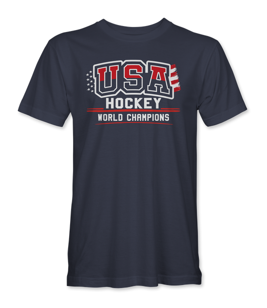 U.S.A Hockey - World Champions T-Shirt