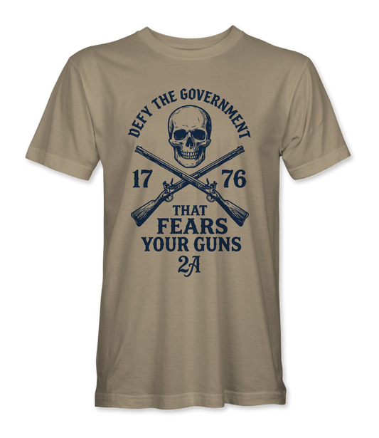 Defy The Government T-Shirt - front