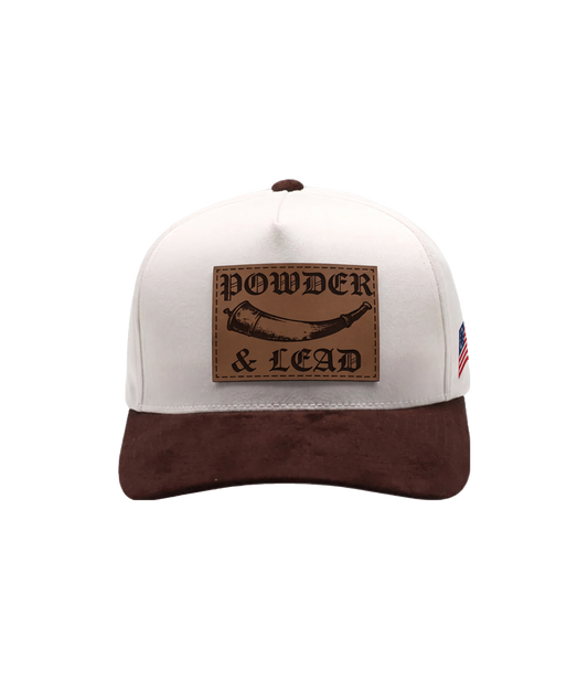 Powder & Lead Leather Patch Hat