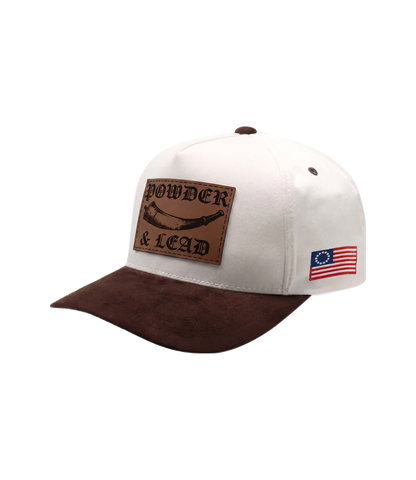 Powder & Lead Leather Patch Hat