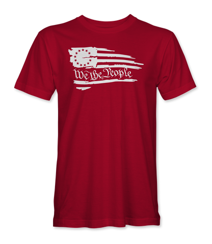 We The People T-Shirt - Red - front