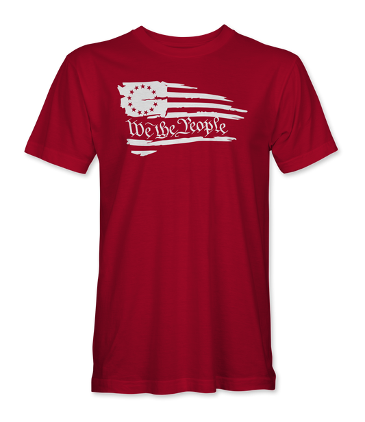 We The People T-Shirt - Red - front