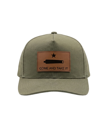 Come And Take It Leather Patch Hat