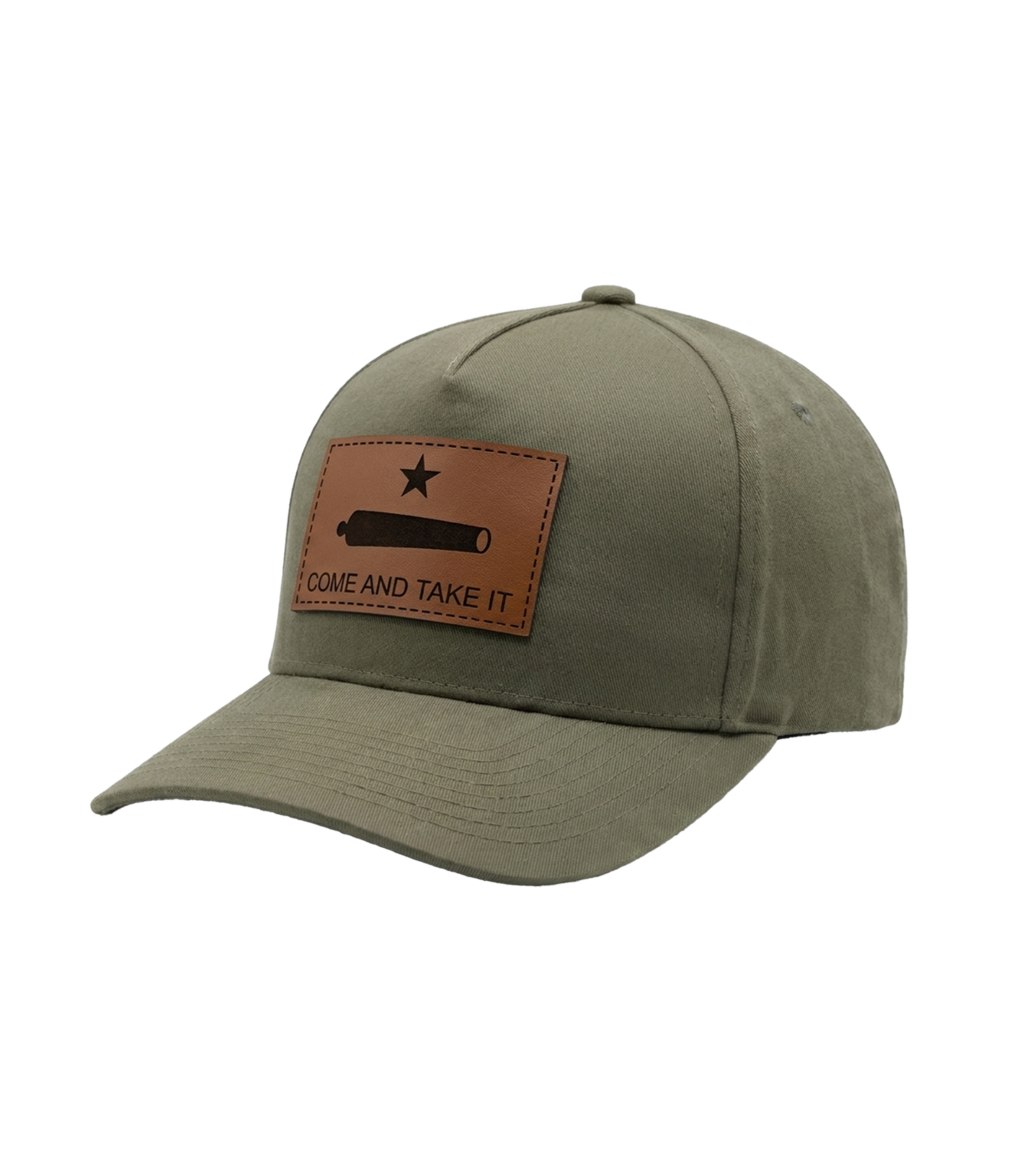 Come And Take It Leather Patch Hat