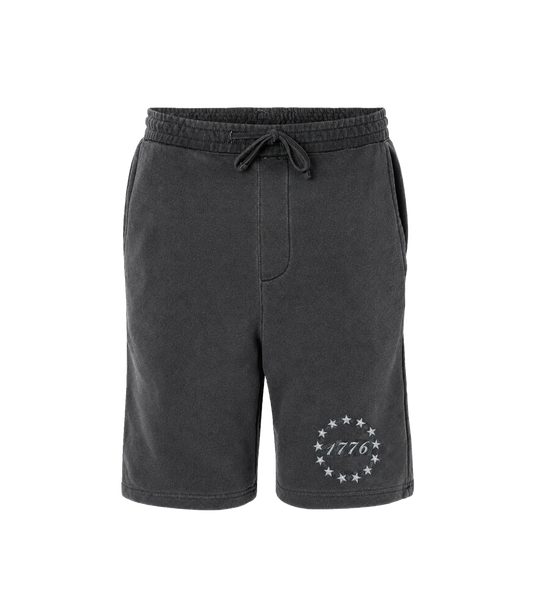 Pigment-Dyed Fleece Shorts