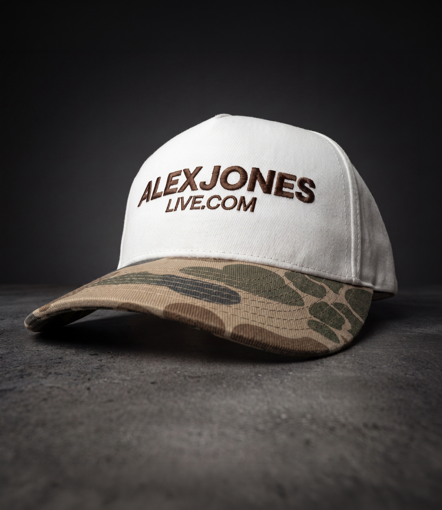 Alex Jones Live Camo Bill "Limited Edition" Embroidered Hat