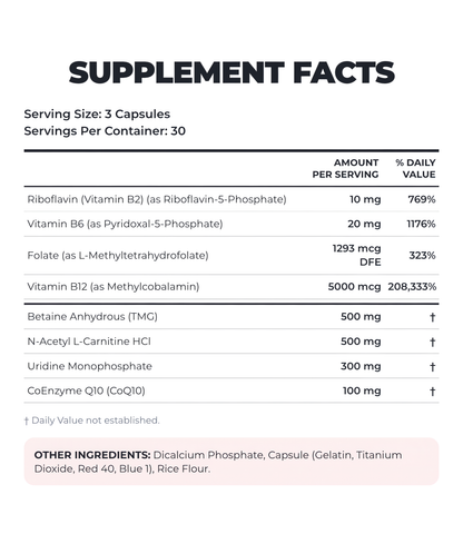 Ultra Methylene Red Capsules (90 Capsules)