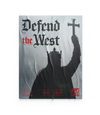 The Alex Jones Store - Defend The West Limited Edition fundraiser poster with hooded crusader holding cross silhouette and 1997-2026 Infowars