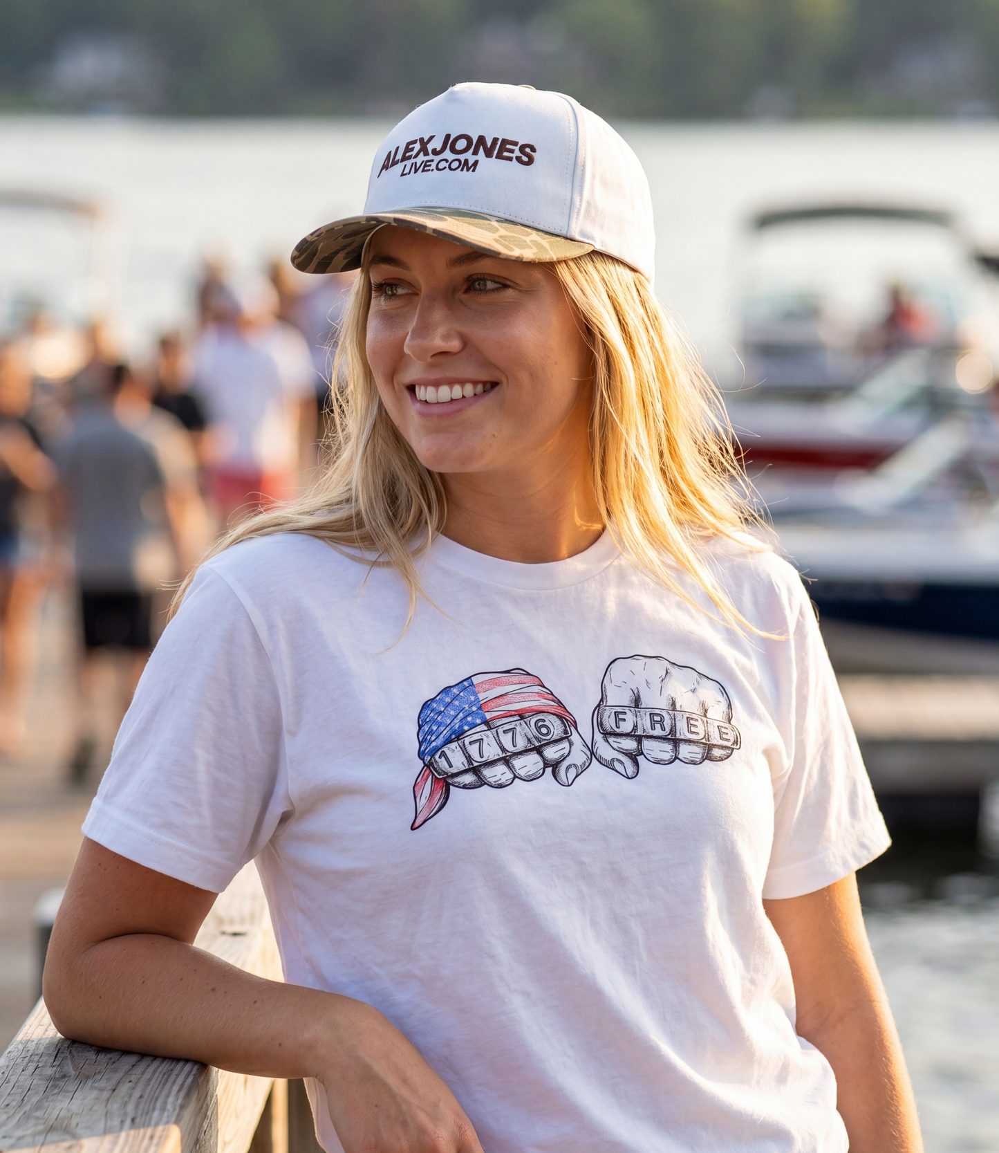 Alex Jones Live Camo Bill "Limited Edition" Embroidered Hat