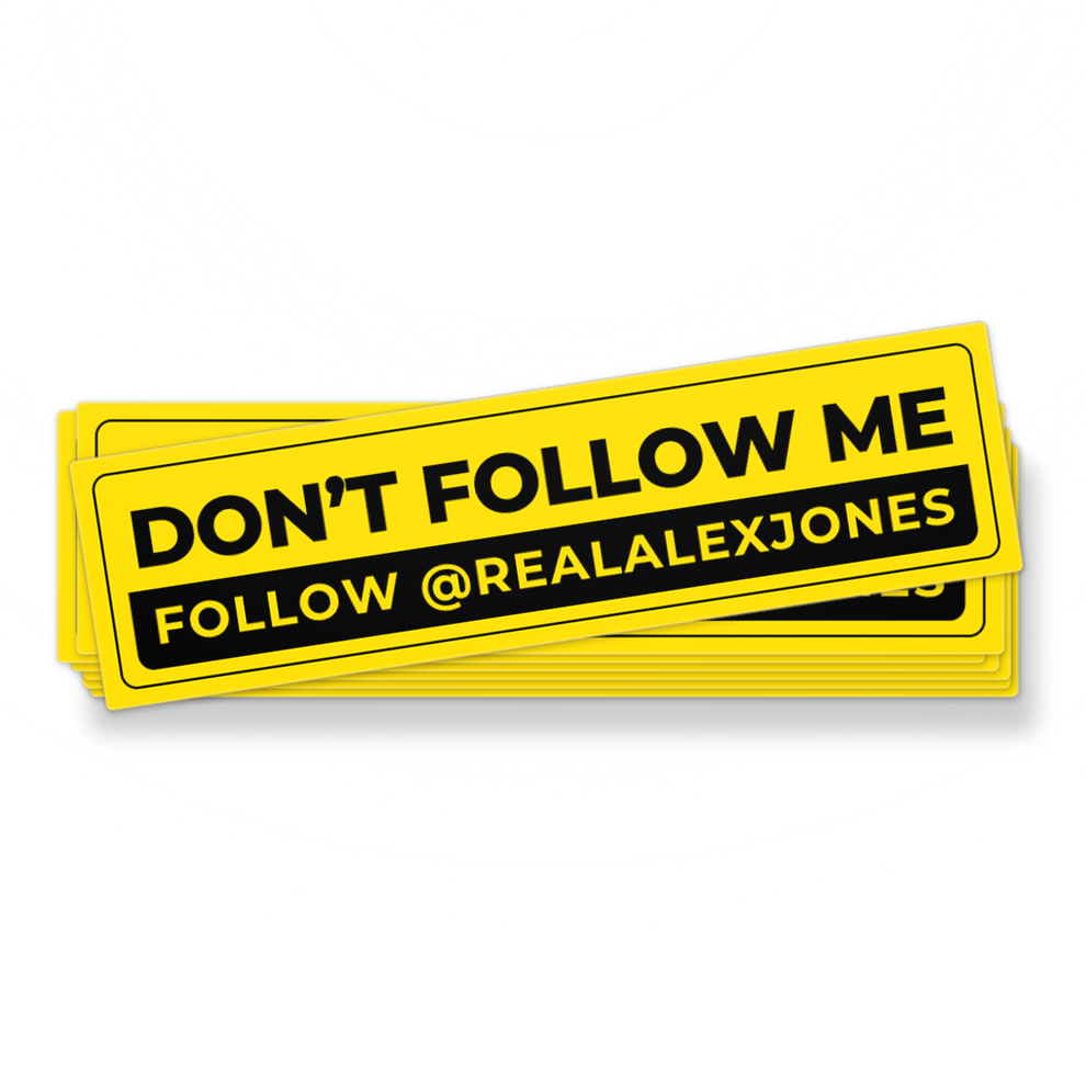 Don't Follow Me Bumper Sticker – REAL AJ STORE