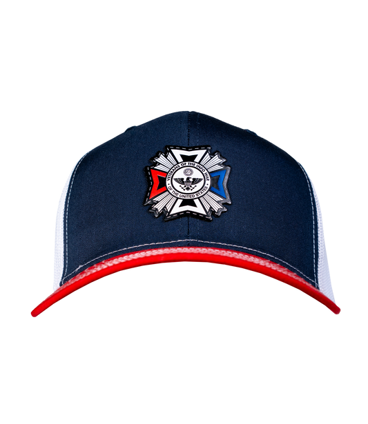 Veterans of The Info War Leather Patch Hat