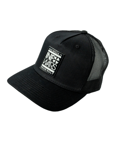 "God Wills It" Infowars Leather Patch Hat
