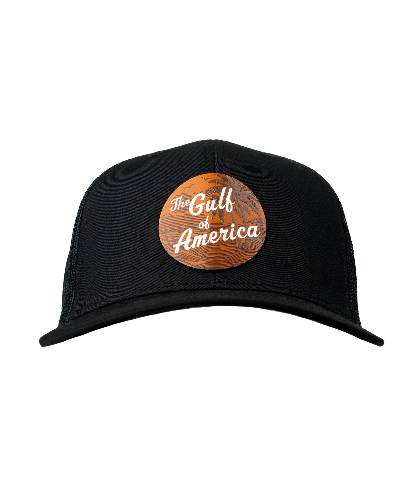 Gulf Of America Leather Patch Hat