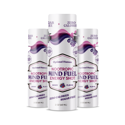 Optimal Human Mind Fuel - Nootropic Energy Shot (2oz Shot)